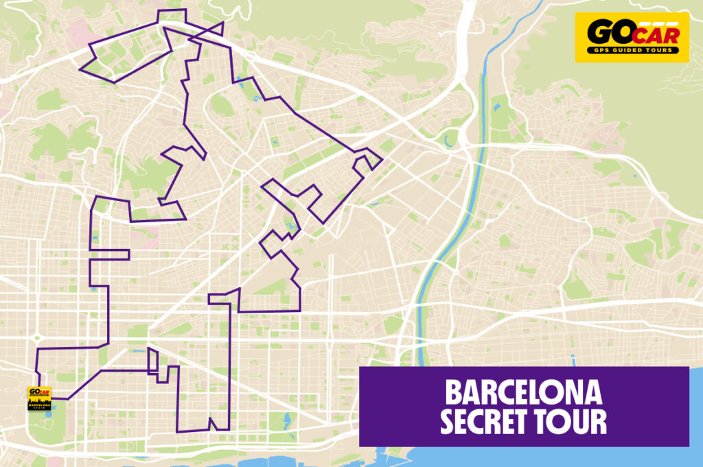 Barcelona Secret Tour Route