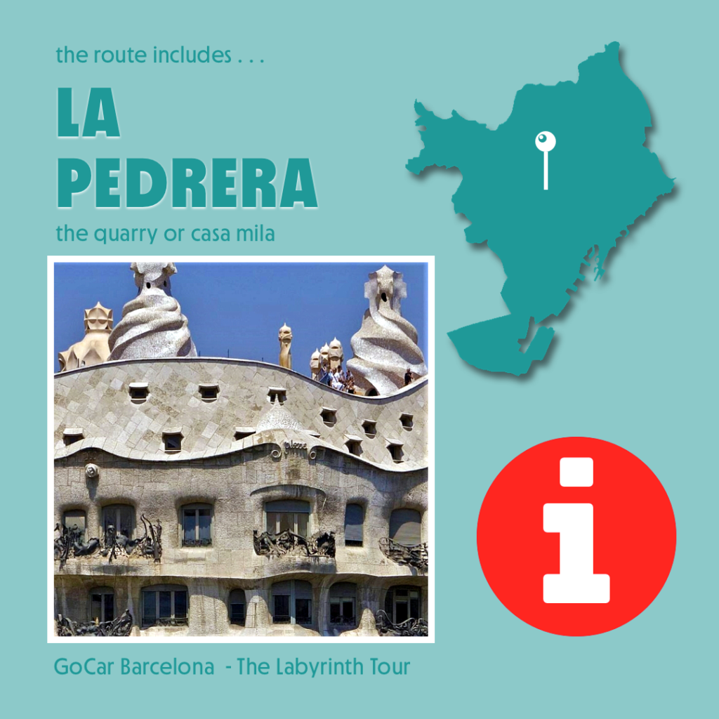 La Pedrera Casa Mila GoCar Barcelona