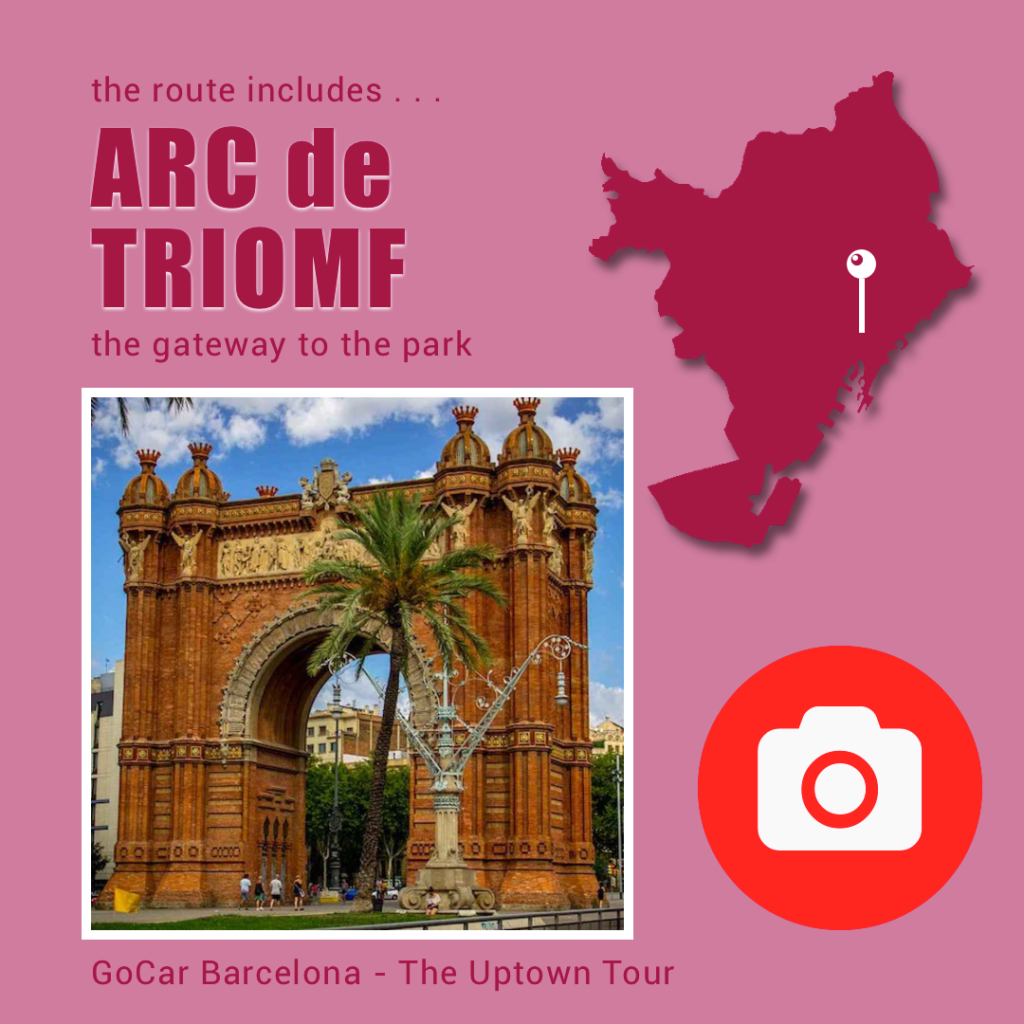 Arc de Triomf GoCar Barcelona