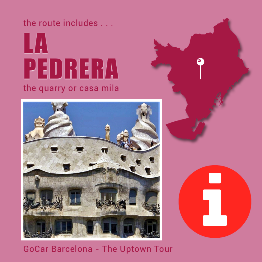La Pedrera Casa Mila GoCar Barcelona
