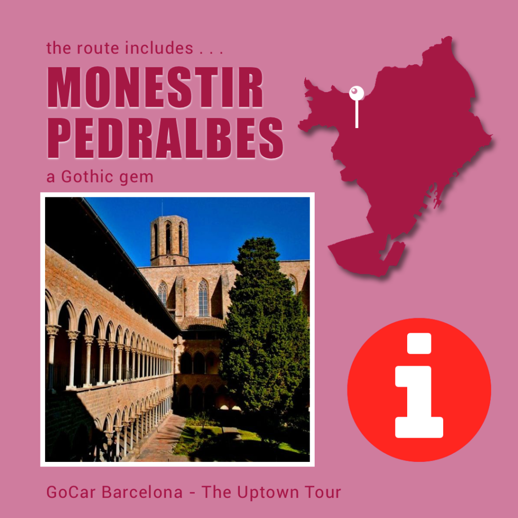 Monestir Pedralbes GoCar Barcelona