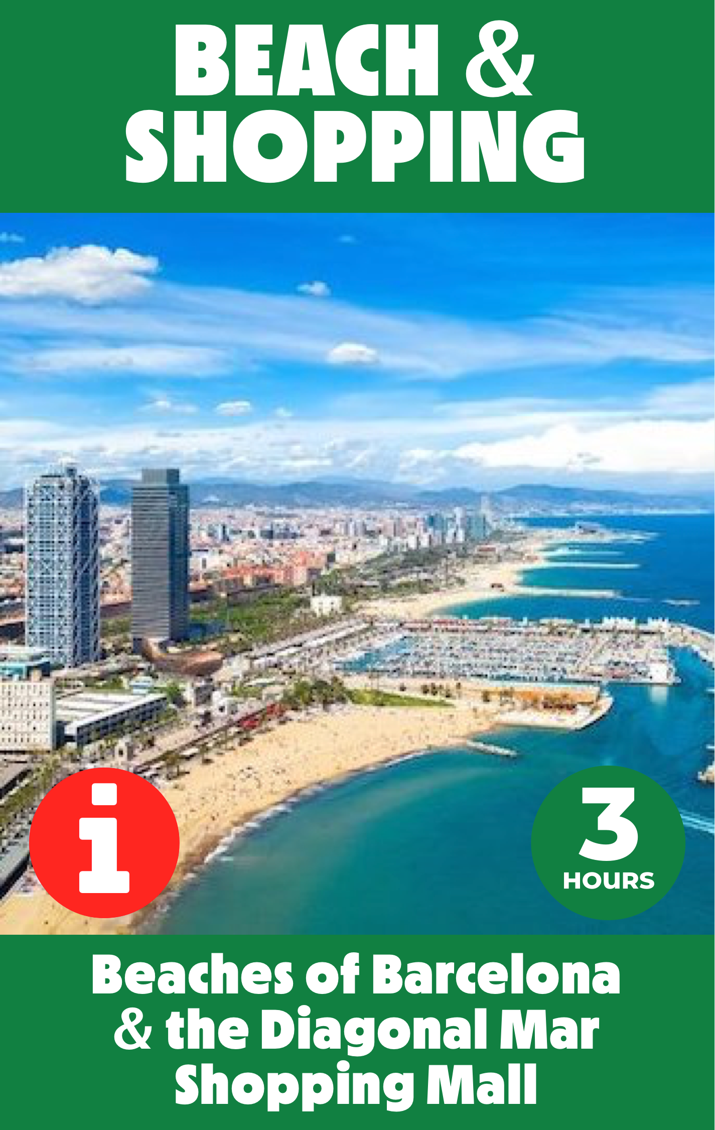 Barcelona Beach And Shopping